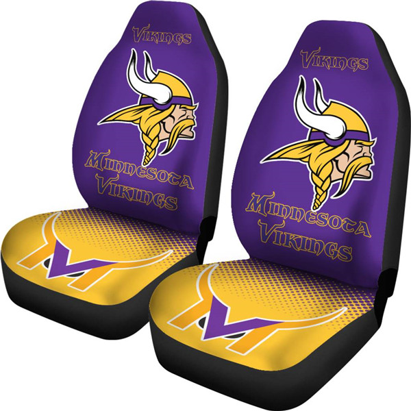 Minnesota Vikings New Fashion Fantastic Car Seat Covers 002(Pls Check Description For Details)